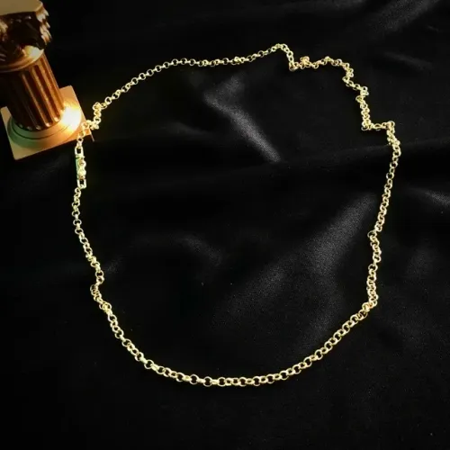 Corrente Elo Português | banhado/folhado a Ouro24k