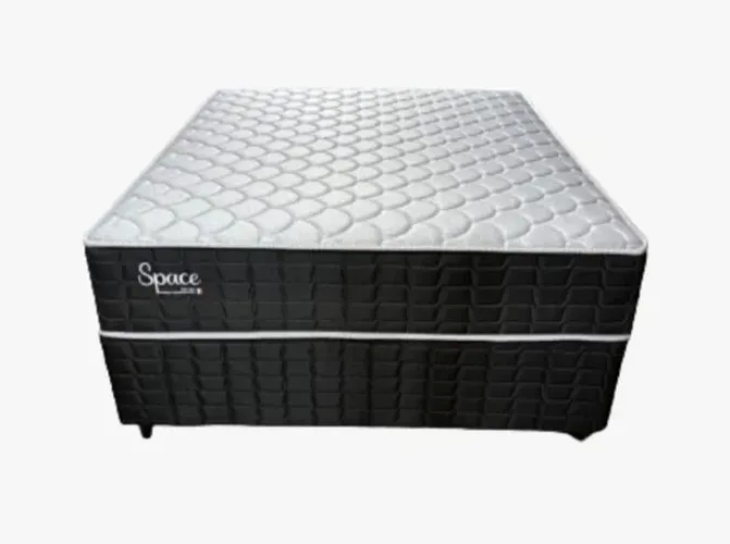 Cama Box Casal Colchão De Molas Ensacadas Space Pocket D26 138cm Super Linda Nova