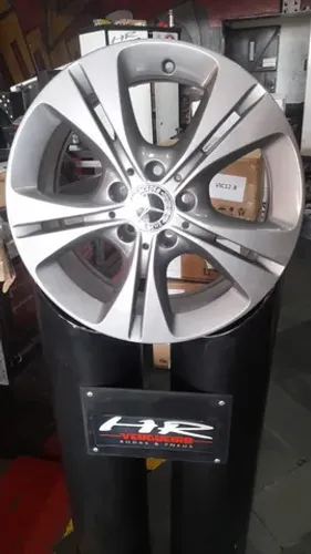 jogo de rodas c180 coupe 17x7 5x112 et48 seminova grafite brilhante