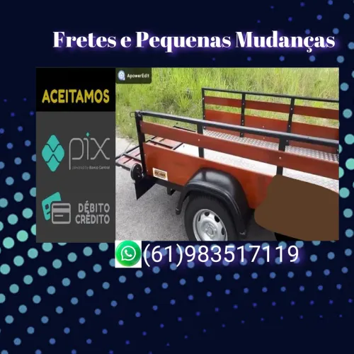 Pequenos transportes frete luziania $$$@