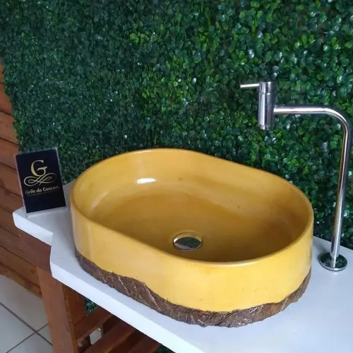 Cuba de Concreto para Banheiro - Estilo Moderno