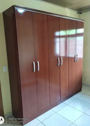 GUARDA ROUPA CASAL 6 PORTAS / MOGNO