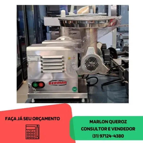 Moedor de Carne Bermar Inox Boca 10