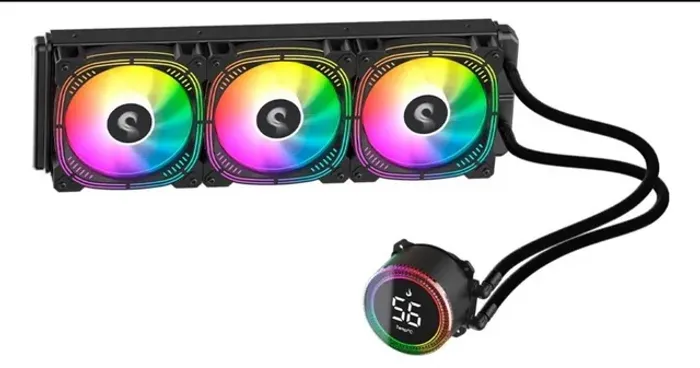 Water Cooler Rise Mode Aura Ice Black Argb, 360mm, Amd/intel, Preto - Rm-waib-06-argb
