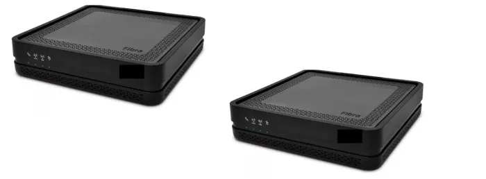 Kit com 2 Modems roteador hgu gpon fibra óptica wifi 2.4g e 5g Sem Fonte - TRANSPORTADORA 