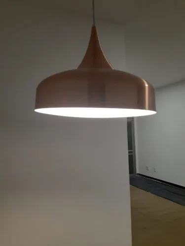 Luminária Pendente Moderna em Cobre