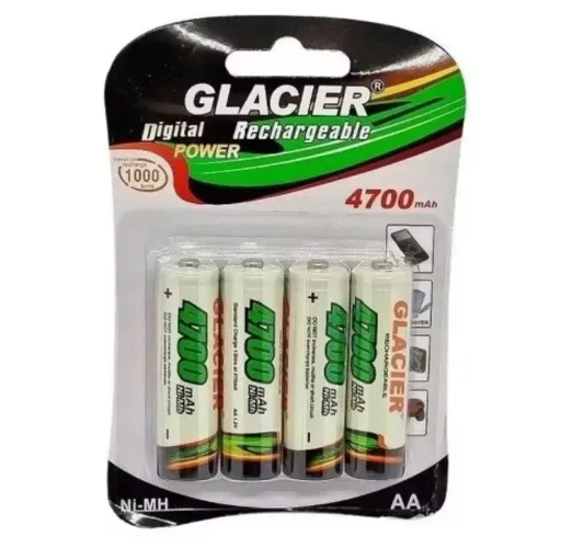 4 Pilhas Recarregáveis 2A (AA) 4700mAh original lacrada promoção