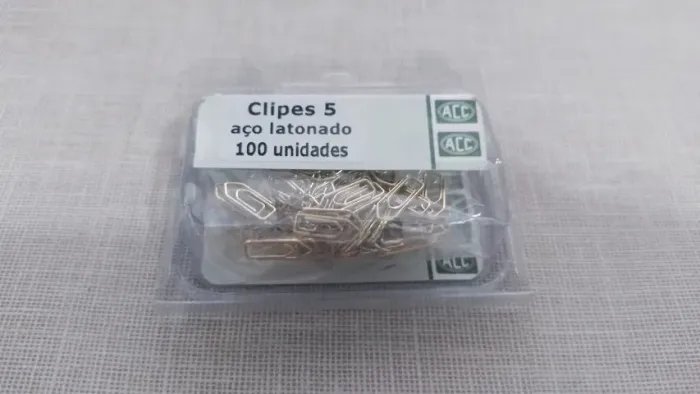 Clips Nr.5 Latonado Dourado Acc 100 Un