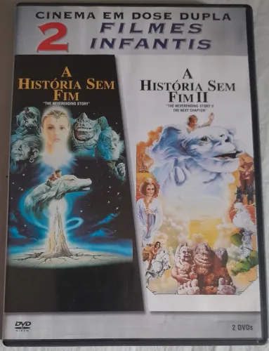 DVD com 2 Filmes: História Sem Fim 1 + História Sem Fim 2