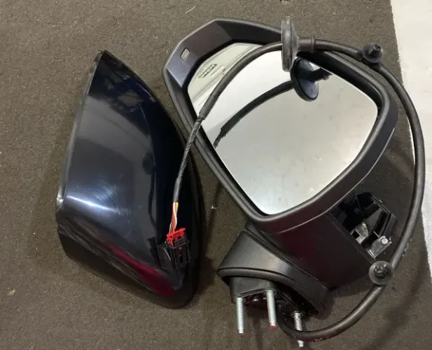 RETROVISOR AUDI A3 2013/2021 ELETRICA EXTERNO PRETO LISO ESQUERDO