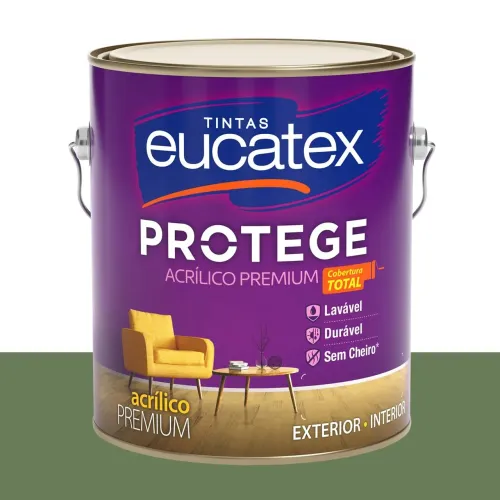Tinta Acrílica Acetinada Eucatex Espinafre 3,2 L