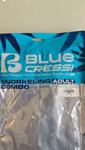 Kit Máscara Snorkel Cressi Ikarus Orion Dry Adulto - Usado 2x, comprado nos EUA