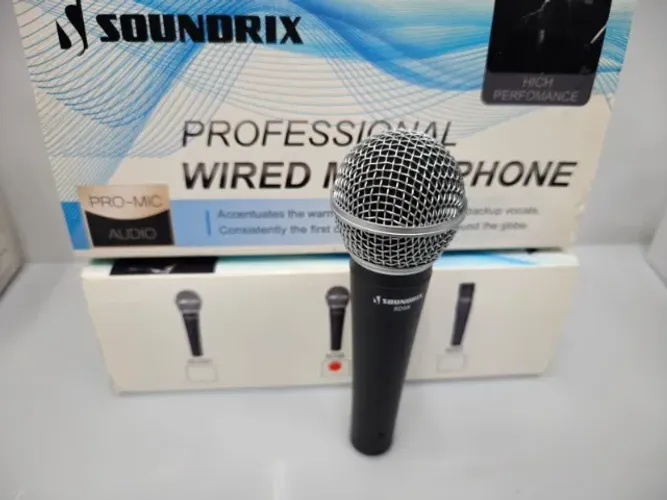 Microfone Soundrix Sd-58 Vocal Dinâmico!!