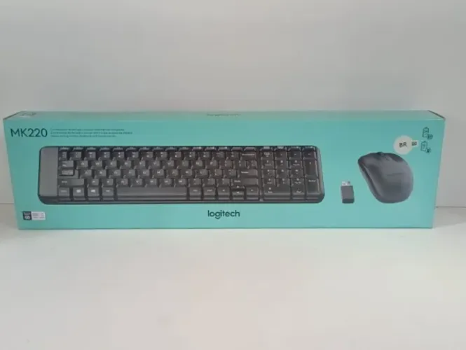 Kit teclado e mouse SEM FIO Logitech NOVO