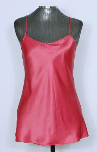 blusa alcinha cetim rosa broocksfield - veste m - ref. 3991