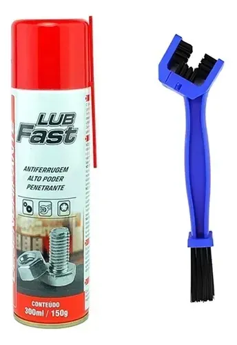 Kit Escova Desengripante Lub Fast