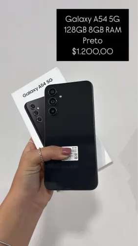 Galaxy A54 5G 128 Gigas Semi Novo / Impecável sem detalhes Completo / Loja Física