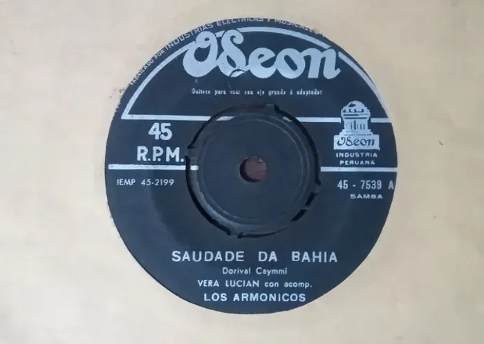 Disco (importado) da Vera Lucian & Los Armonicos - Anos 50/60 - Importado - Raridade