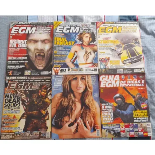 Revistas lote EGM Brasil