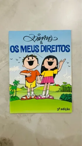 Livro Ziraldo Meus Direitos - 3ª edição Desenho Quadrinho HQ Educação infantil Pererê