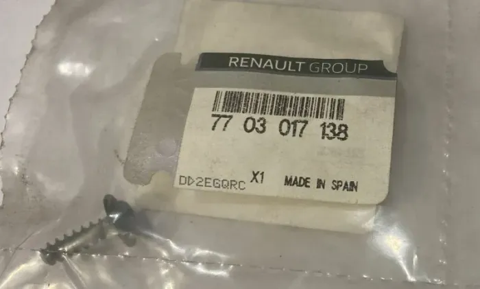 Parafuso Renault 77.03017148