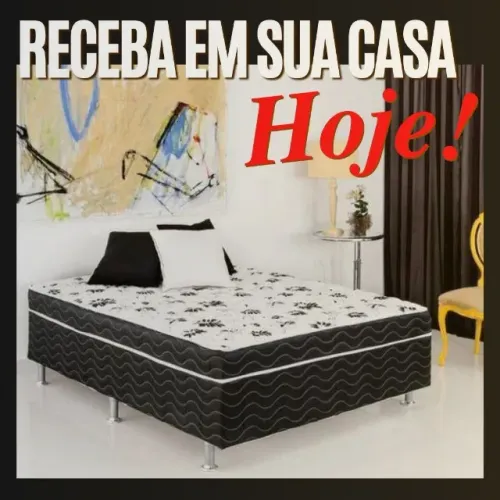 Cama Box Casal 138cm _ Receba Hoje