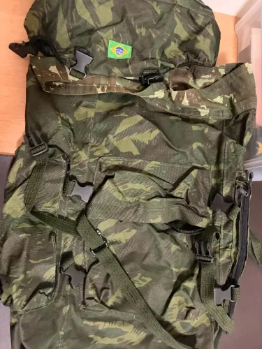Mochila Camuflada Exercito Camping 70 Litros