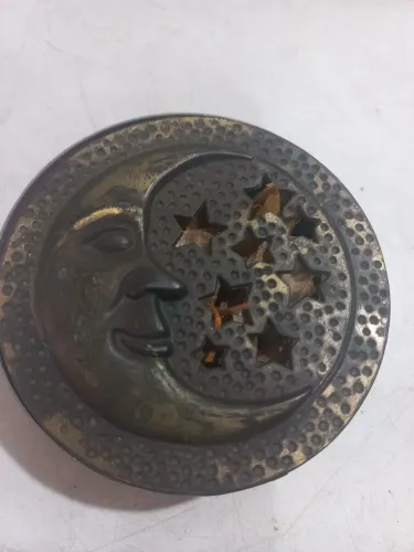 Porta Incensario Lua e Estrelas - antiguidade