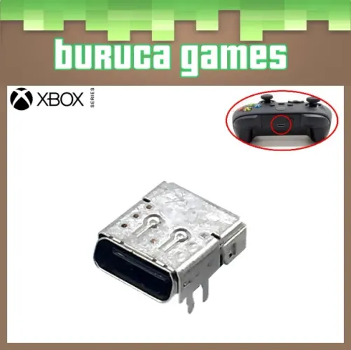 Conector de carga USB Tipo C para controle de XBOX Series X/S e Elite Series 2 (Original)