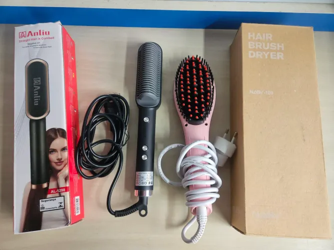 Kit de Escovas de Cabelo - Anliu e NASV - Novas!