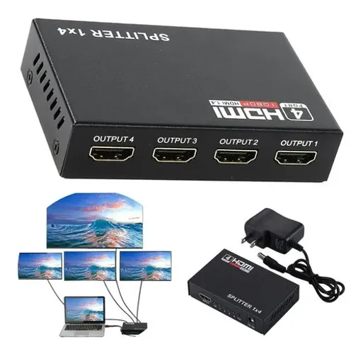 Splitter HDMI 1x4 - 4 Saídas