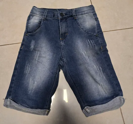 Bermuda Jeans Infantil- Tamanho 10