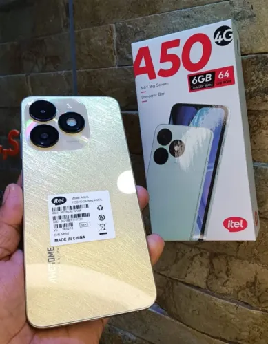 ITEL A50 - Novo Lacrado - 128Gb/3Ram - Dourado