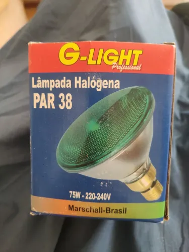 Lâmpada VERDE Ambientes internos/externos