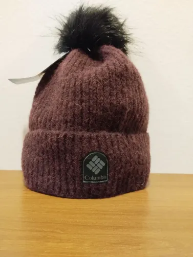 Columbia gorro Winter Blur Pom Pom Beanie Purplerazel (Lilás)