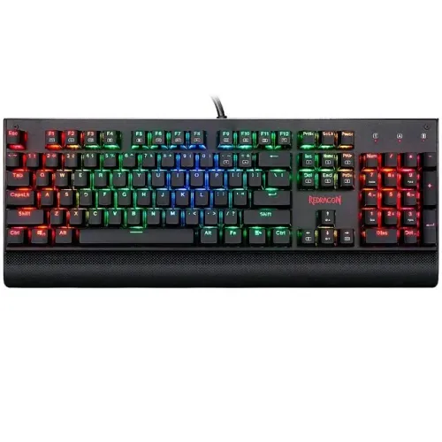 Teclado Mecânico Redragon Kala Black RGB Switch Blue - WZetta