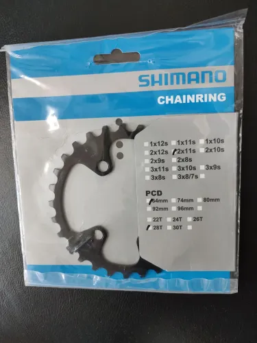 Coroa Shimano Chainring 28T