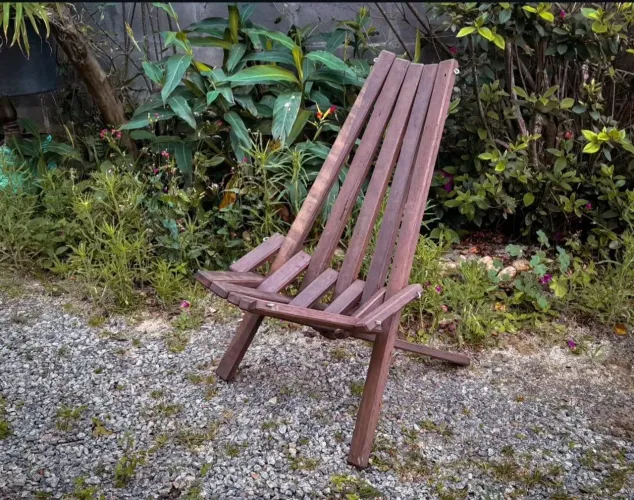 Cadeira campeira rústica