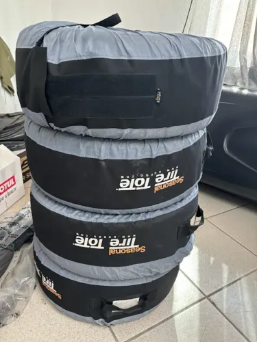 Jogo De Capas De Pneu Marca Tire Tote Importado Dos Eua