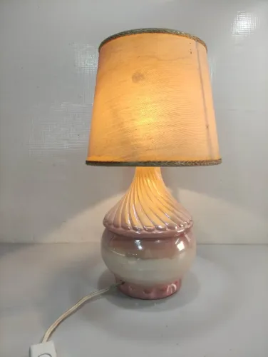 Luminária Mesa Antiga Porcelana 3zq (Usado)