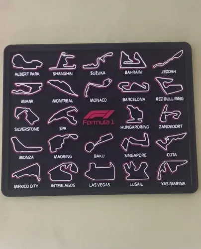 Placa Circuito fórmula 1 , 25x23 coleção 