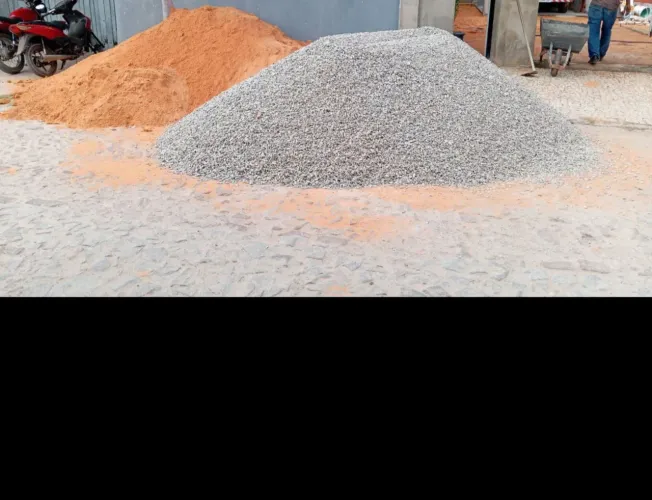 Material de construção brita de todos os tamanhos, entrega rápida.
