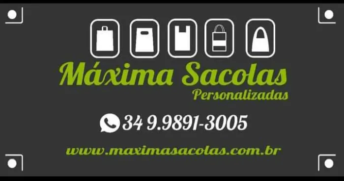 Maxima Sacolas Personalizadas 34 9. * 