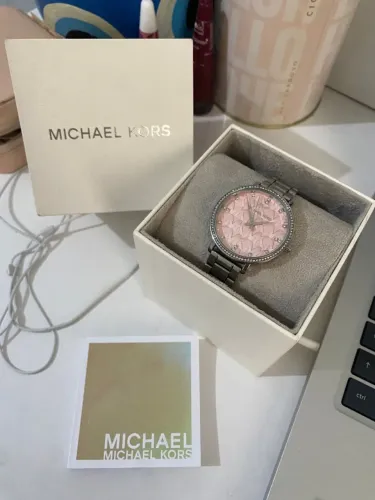 Relógio Michael Kors Feminino Prata Rosa MK4631/1JN