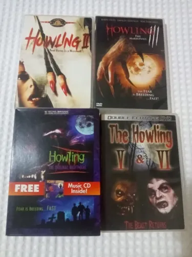 Dvds originais importados howling grito de horror 2 3 4 5 e 6