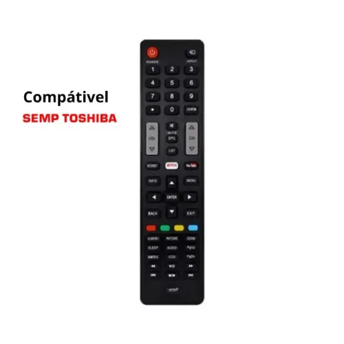 Controle universal para Smart TV Toshiba pronto para usar João Pessoa PB