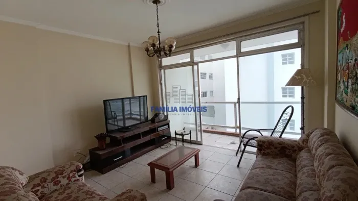 Apartamento para vender alugar 2 quartos praia Gonzaga Santos SP