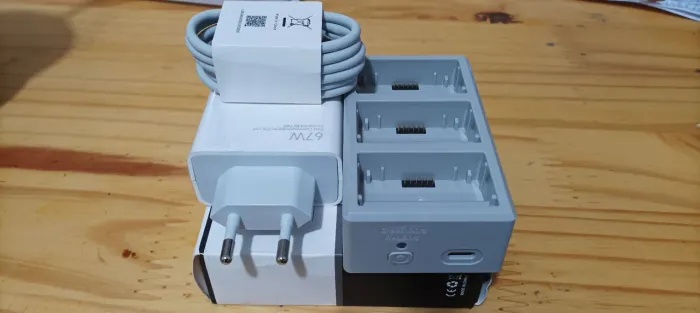 Carregador e fonte 67w para drone dji mini 3-mini 4