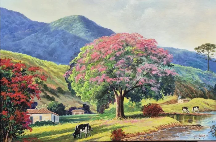 BELÍSSIMA PINTURA A ÓLEO 40x60 cm