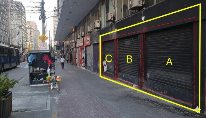 Três lojas totalizando 135m2 na esquina da Rua da Aurora e Conde da Boa Vista - Recife - P